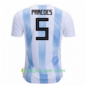 Billige Fotballdrakter Argentina Paredes 5 VM 2018 Hjemmedraktsett